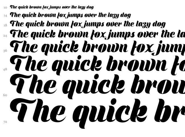 Shine font waterfall